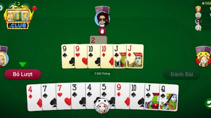 Áp dụng kinh nghiệm phù hợp khi chơi tiến lên Hitclub