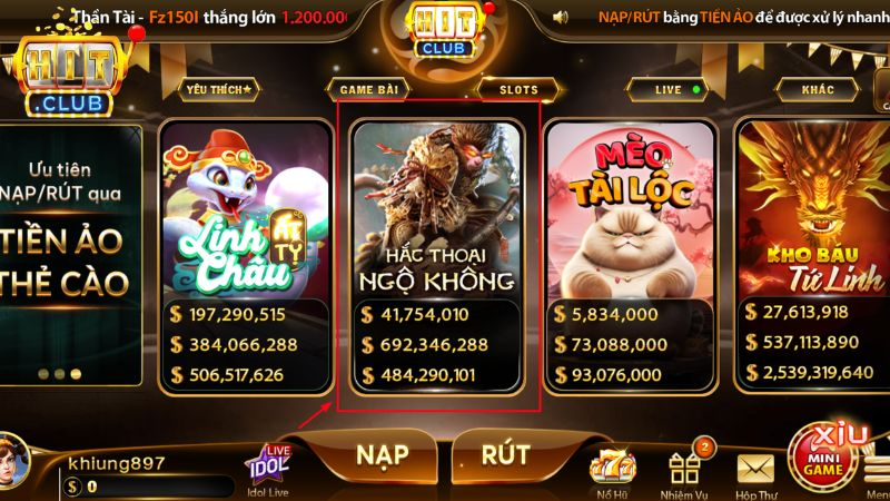 Hắc Thoại Ngộ Không Hitclub tái hiện thế giới Tây Du