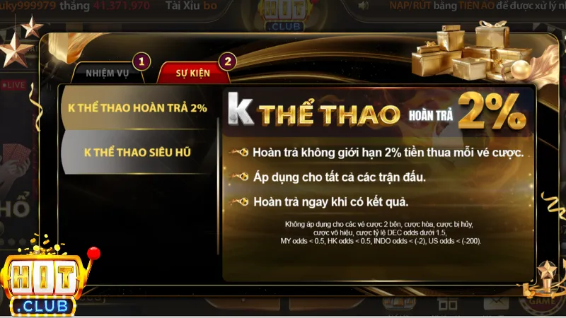 Khuyến mãi nổi bật tại hit club đổi thưởng uy tín