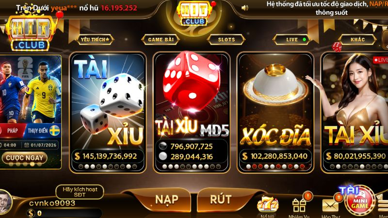 Quên mật khẩu tại Hitclub xảy ra khá phổ biến