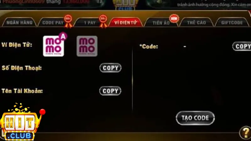 Có nhiều cách để rút tiền Hitclub thành công