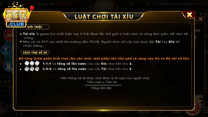 Nâng cao cơ hội thắng khi chơi Tài Xỉu Siêu Tốc Hitclub