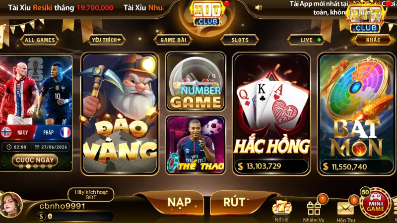 Thể thao Hitclub mang đến trải nghiệm cá cược chuyên nghiệp